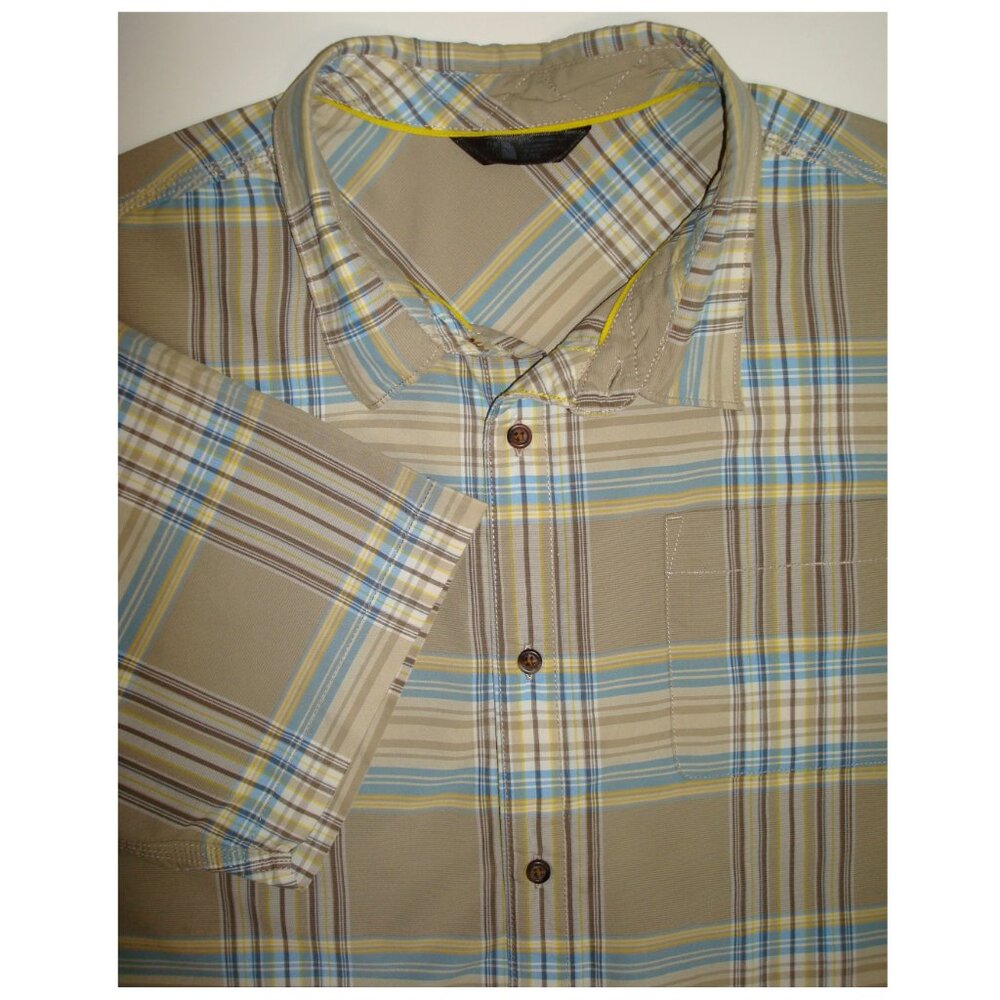 THE NORTH FACE Multi-Color Plaid Short Sleeve Cam Shirt